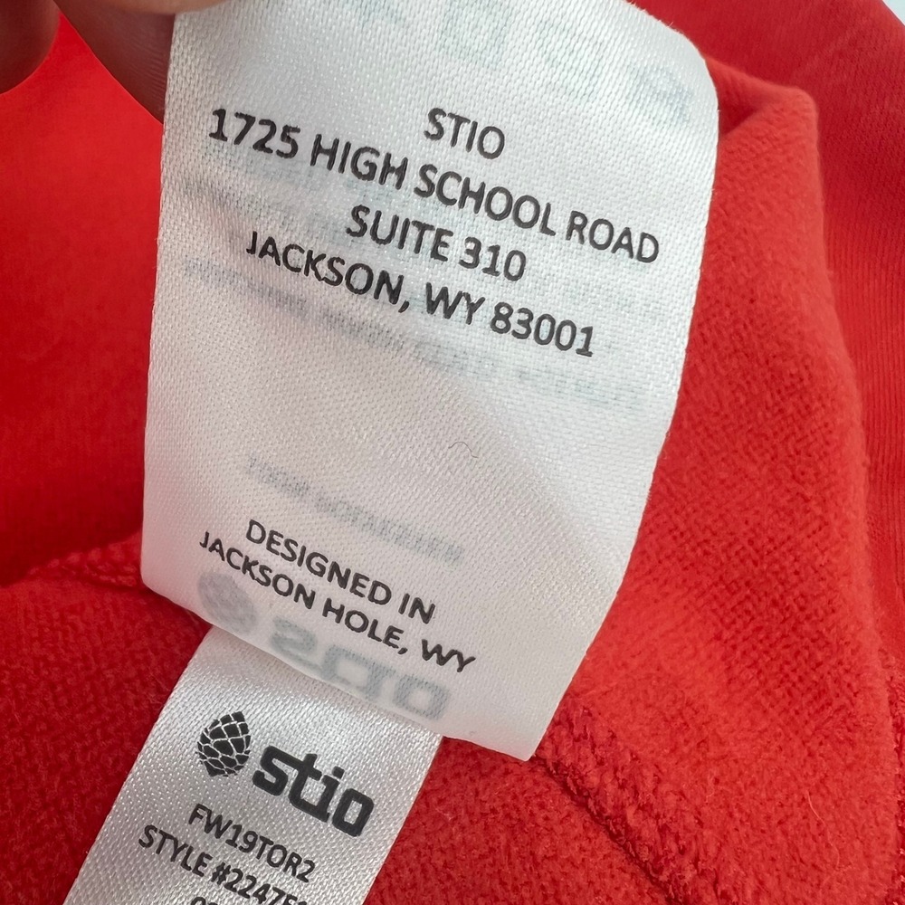 Stio Men's XL Gannett Peak Half Zip Jacket Fleece Pullover Performance Hiking - Picture 10 of 13